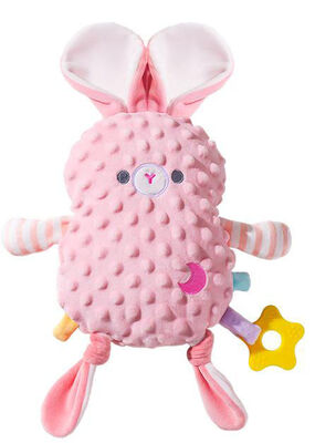 Jouets mignons de bébé de peluche de chat de girafe avec la tétine infantile de jouet de peluche de mamelon