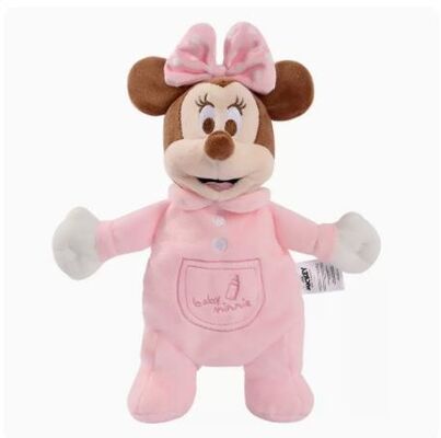 Jouets mignons de peluche de bébé de singe de chien avec des peluches Brown rose de mamelon