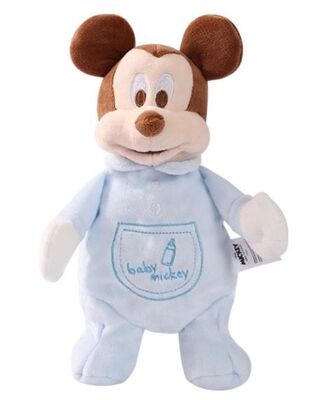 Jouets mignons de peluche de bébé de singe de chien avec des peluches Brown rose de mamelon