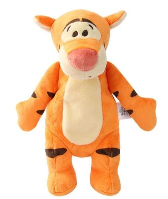 Jouets mignons de peluche de bébé de singe de chien avec des peluches Brown rose de mamelon
