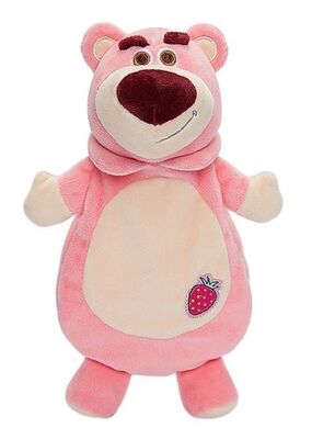 Jouets mignons de peluche de bébé de singe de chien avec des peluches Brown rose de mamelon