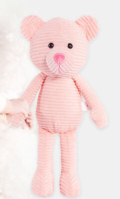 Le bébé mignon d'Elephent de peluche faite sur commande de moutons joue le plastique bleu du blanc 20cm