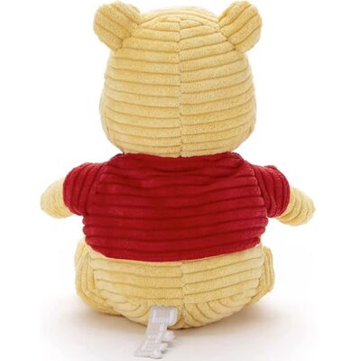 Peluche Winnie l'Ourson en velours côtelé mignon et adorable, 35 cm