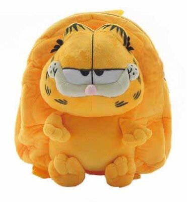 Garfield jaune qui respecte l'environnement badine le CE de sacs à dos d'école approuvé pour des enfants 28cm