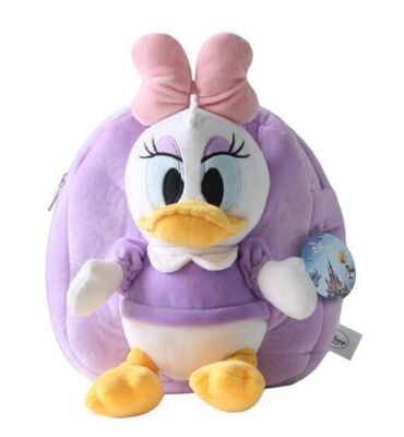 Sac d'école pourpre de peluche de marguerite de Disney, sacs à dos personnalisés avec l'impression de logo