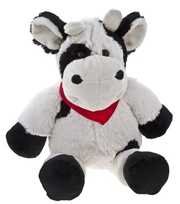 Les cadeaux promotionnels animaux bourrés par pourpre de vache à lait joue la norme de la CE de 8 pouces