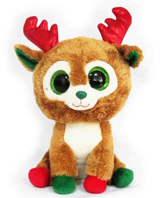 Jouets promotionnels de peluche de renne d'orignaux de Noël de jouets de cadeaux bourrés 8 par pouces