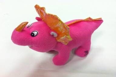 La peluche promotionnelle animale de dragon de Dino joue les peluches personnalisées par 20cm