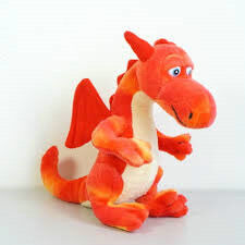 La peluche promotionnelle animale de dragon de Dino joue les peluches personnalisées par 20cm