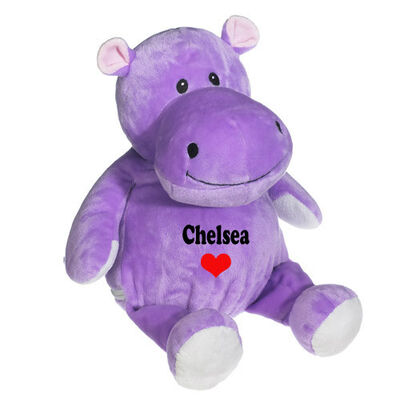 La peluche animale de bel hippopotame de 8 pouces joue des cadeaux de promotion pour la célébration de vacances