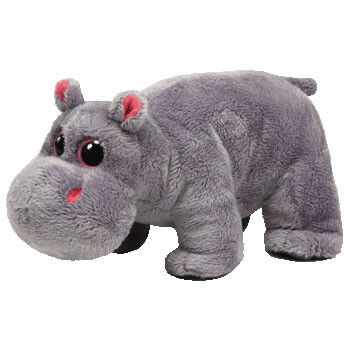 La peluche animale de bel hippopotame de 8 pouces joue des cadeaux de promotion pour la célébration de vacances