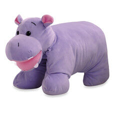 La peluche animale de bel hippopotame de 8 pouces joue des cadeaux de promotion pour la célébration de vacances