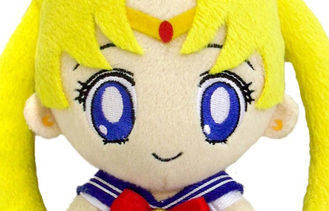 Belle jouets adaptés aux besoins du client de peluche de bande dessinée bourrés de poupée de 8 pouces par fille pour des cadeaux de promotion
