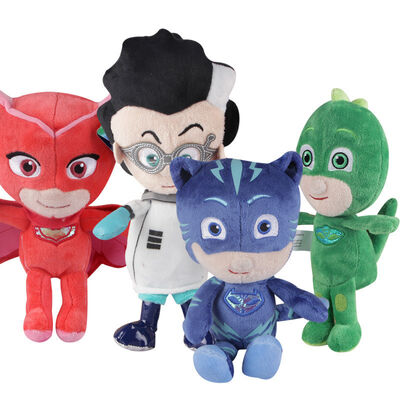 Le beau masque de Pj de bande dessinée de 10 pouces joue les jouets bourrés par Disney bleus/rouge/pourpre