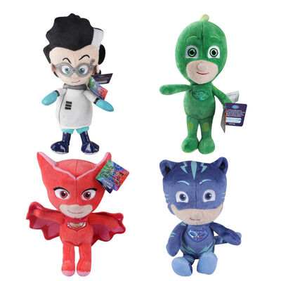Le beau masque de Pj de bande dessinée de 10 pouces joue les jouets bourrés par Disney bleus/rouge/pourpre