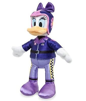 Peluche de canard de marguerite de 12 de pouce de Disney de roadster voitures de coureurs pour les enfants 3+