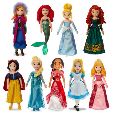 Jouets mignons de peluche de Disney de bande dessinée de Moana, princesse Stuffed Dolls de Disney