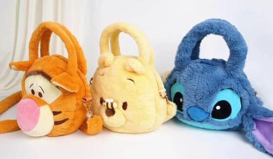 Sacs à bandoulière Disney pour femmes, sacs à main, sacs à bandoulière, sacs en peluche