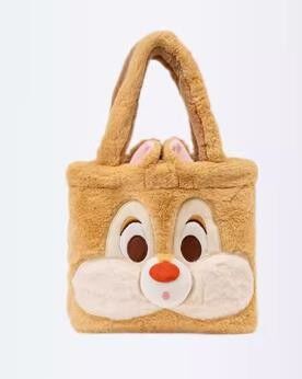 Sacs à main bandoulière réversibles Disney pour femmes, sacs en peluche