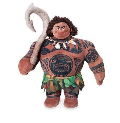 La peluche originale de Disney joue la poupée molle de jouet de beauté moyenne de Moana Maui