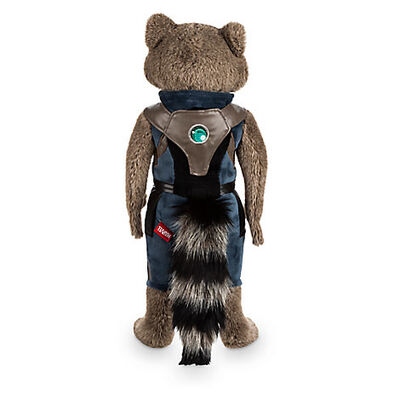 La belle peluche originale noire de Disney joue la bande dessinée 40cm de raton laveur de Rocket