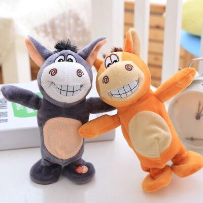 Jouets bourrés électroniques éducatifs de marche et parlants de musique pour des bébés
