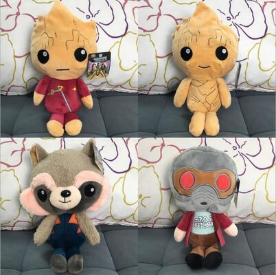 gardiens de 8 pouces des jouets de peluche de bande dessinée de galaxie pour la machine de jouet de vente de grue