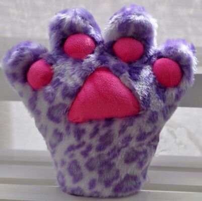 La peluche de peluche de marionnette de main de gants de patte de peluche joue pour des cadeaux de promotion