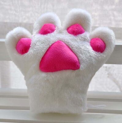 La peluche de peluche de marionnette de main de gants de patte de peluche joue pour des cadeaux de promotion