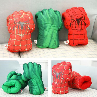La peluche superbe de peluche de marionnette de main de gants de patte de peluche d'homme joue
