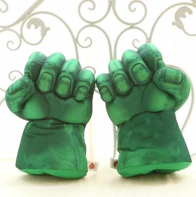 La peluche superbe de peluche de marionnette de main de gants de patte de peluche d'homme joue
