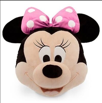 Disney original Mickey Mouse et coussins et oreillers principaux de Minnie Mouse grands