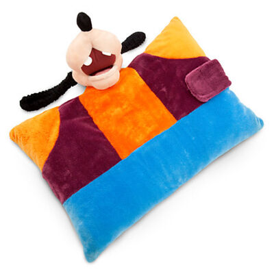 Coussin et oreiller maladroits bleus de peluche d'oreiller de Disney avec la tête maladroite de peluche pour la literie
