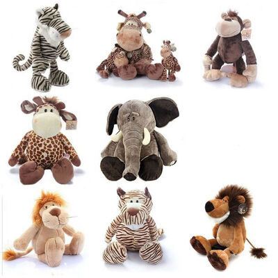 La belle forêt joue les jouets de peluche bourrés par animal de jungle pour des cadeaux de promotion