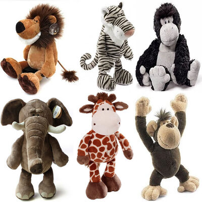 La belle forêt joue les jouets de peluche bourrés par animal de jungle pour des cadeaux de promotion