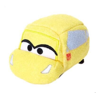 Les nouvelles voitures originales de coureurs de roadster de Disney joue 3 jouets de peluche de bande dessinée de Tsum Tsum 10cm