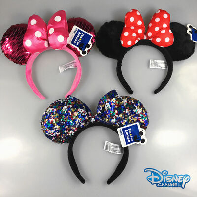 Épingle à cheveux de bandeau de bandeau de peluche de Disney de mode Mickey Mouse Minnie Mouse pour la fille