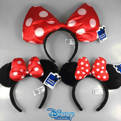 Épingle à cheveux de bandeau de bandeau de peluche de Disney de mode Mickey Mouse Minnie Mouse pour la fille