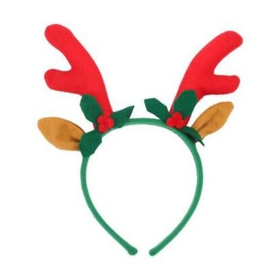 Belle épingle à cheveux de bandeau de bandeau de peluche de Noël pour le jeu