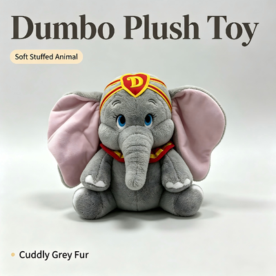 Cute personnalisé Disney Plush Jouets Dumbo - D personnage de dessin animé animaux farcis