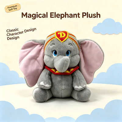 Cute personnalisé Disney Plush Jouets Dumbo - D personnage de dessin animé animaux farcis