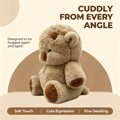OEM Cute Plush Jouet Doux Highland Cow échantillons personnalisés