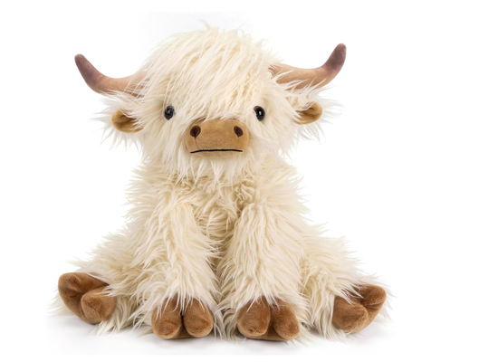 Peluche Mignonne de Vache des Highlands Compagnon Jouets en Peluche pour Marques Mondiales