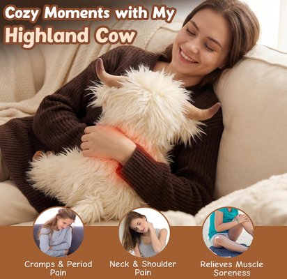 Peluche Mignonne de Vache des Highlands Compagnon Jouets en Peluche pour Marques Mondiales