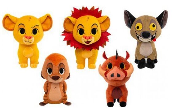 Disney le Roi Plushies Timon de lion et jouets de peluche de Pumbaa