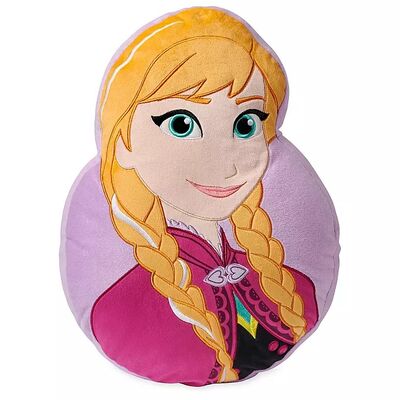 Fashion Disney Original Peluche Anna et Belle Head Oreiller pour la literie et coussins