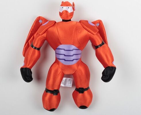 La peluche de bande dessinée d'enfants joue le nombre d'actions Mech de Baymax du grand héros 6