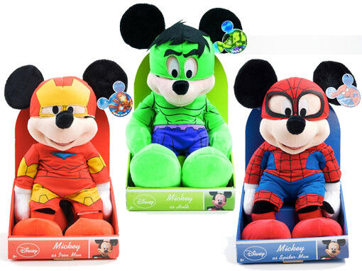 Émerveillez-vous Disney Spiderman/carcasse//Iron Mickey Mouse et jouets de peluches de Minnie Mouse