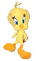 Petit jouet bourré de Tweety d'airs de bébé par oiseau Looney mignon pour la collection