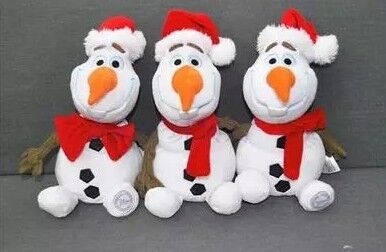 Jouets de peluche bourrés par bonhomme de neige congelé d'Olaf Disney pour des vacances de Noël